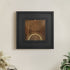 Geometric Waves Wood & Brass Wall Decor